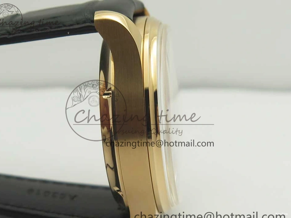 MIROTIME 0107 Thermal Portuguese Real PR Real Annual Calendar IW503501 RG ZF 1:1 Best Edition White Dial on Black Leather Strap A 7150